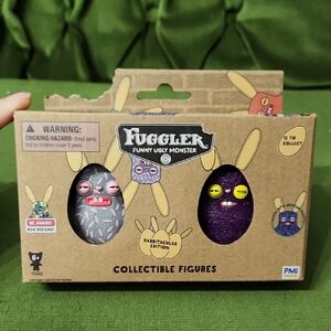Fuggler Easter Ugly Monster Rabbidtacular Edition - Green & Purple Egg Figures